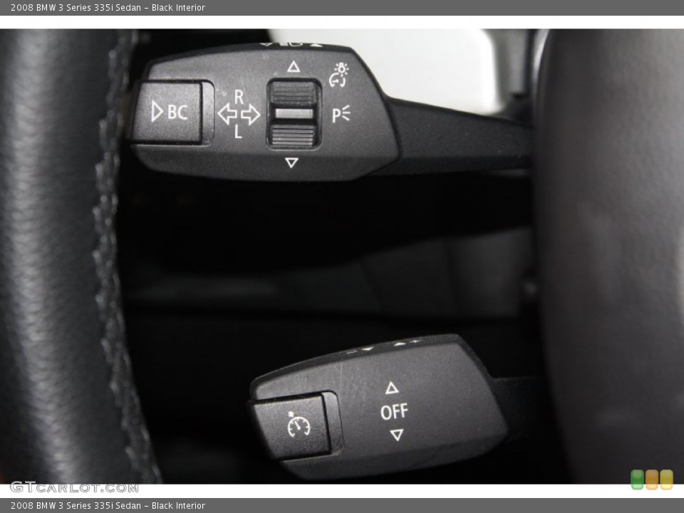 Black Interior Controls for the 2008 BMW 3 Series 335i Sedan #69111005