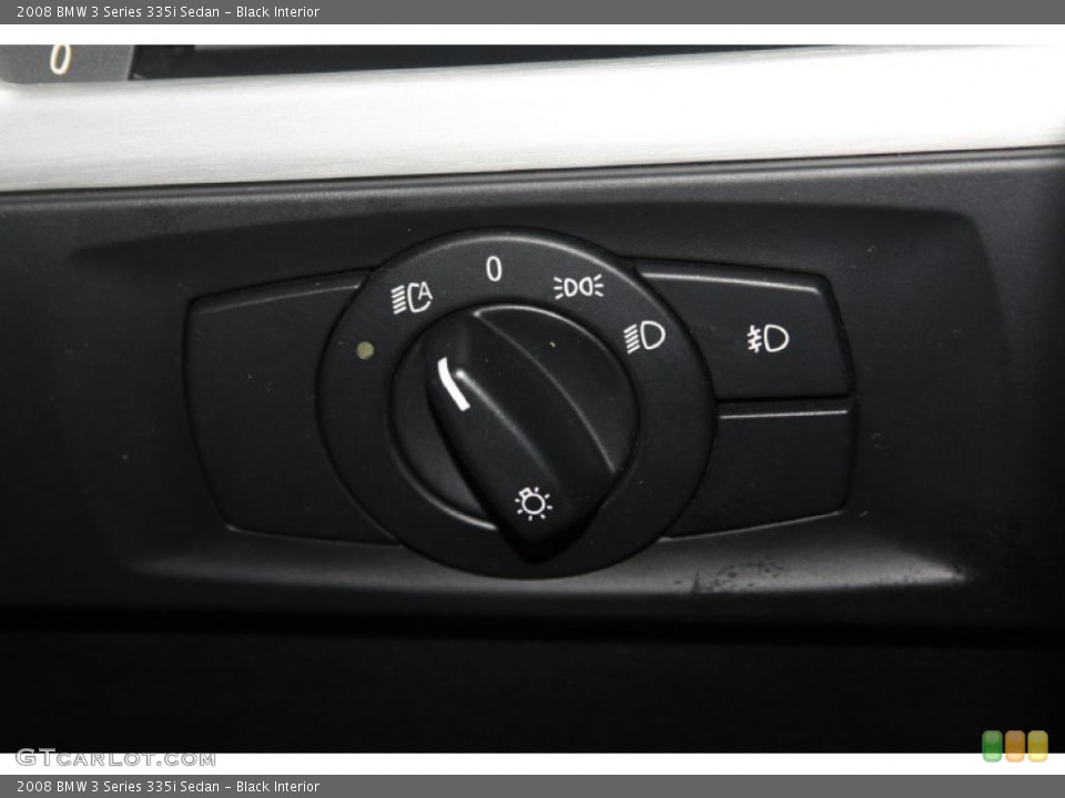 Black Interior Controls for the 2008 BMW 3 Series 335i Sedan #69111013