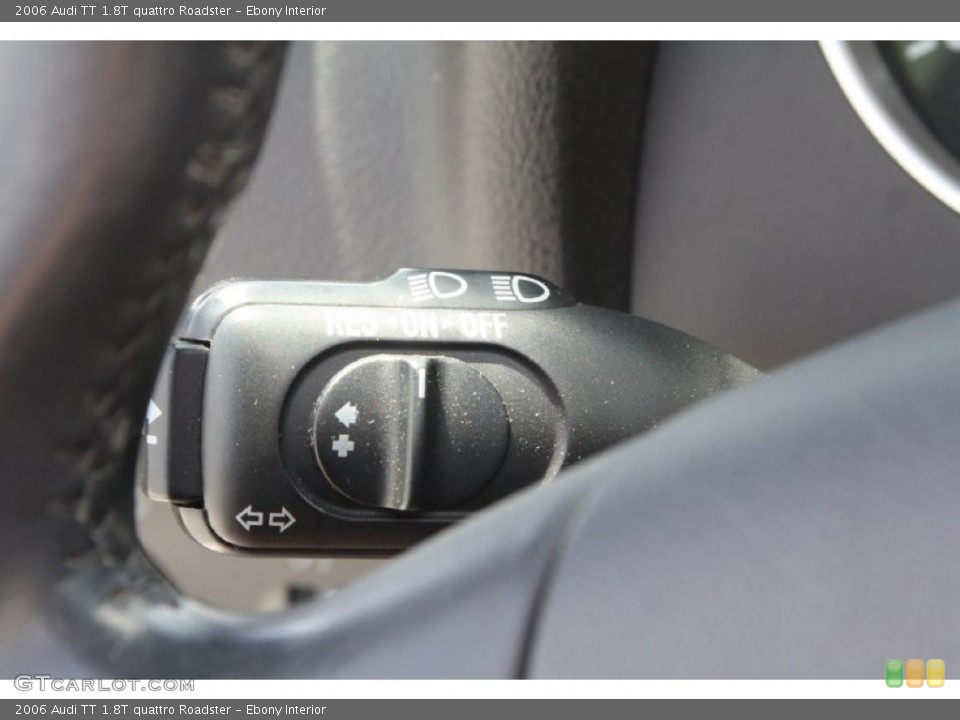 Ebony Interior Controls for the 2006 Audi TT 1.8T quattro Roadster #69111419