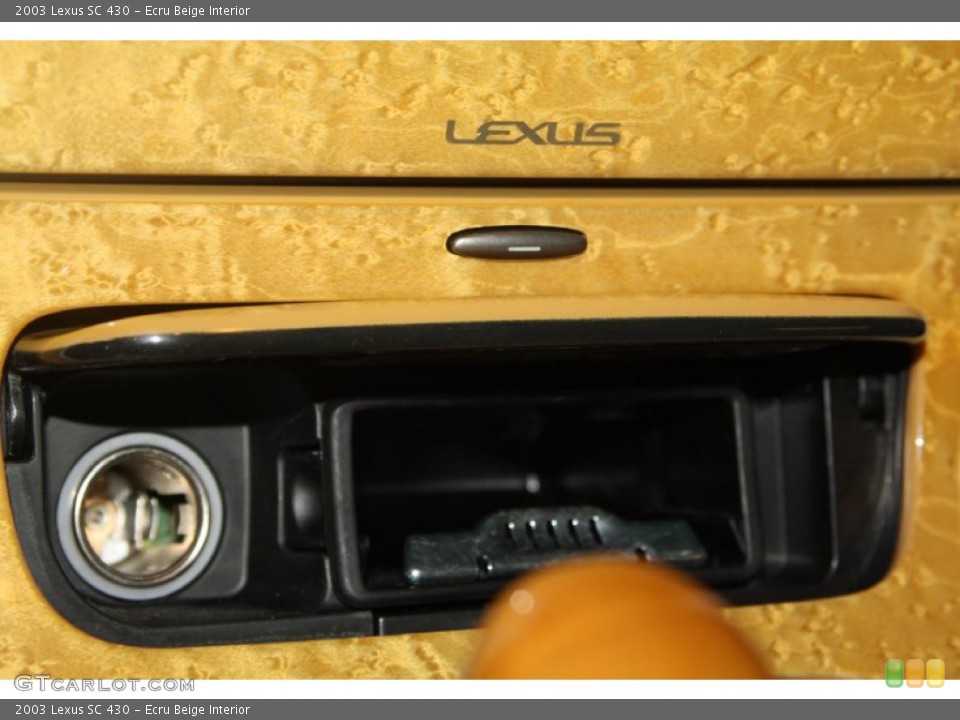 Ecru Beige Interior Controls for the 2003 Lexus SC 430 #69111698