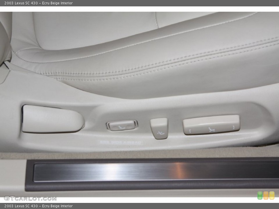 Ecru Beige Interior Controls for the 2003 Lexus SC 430 #69111803