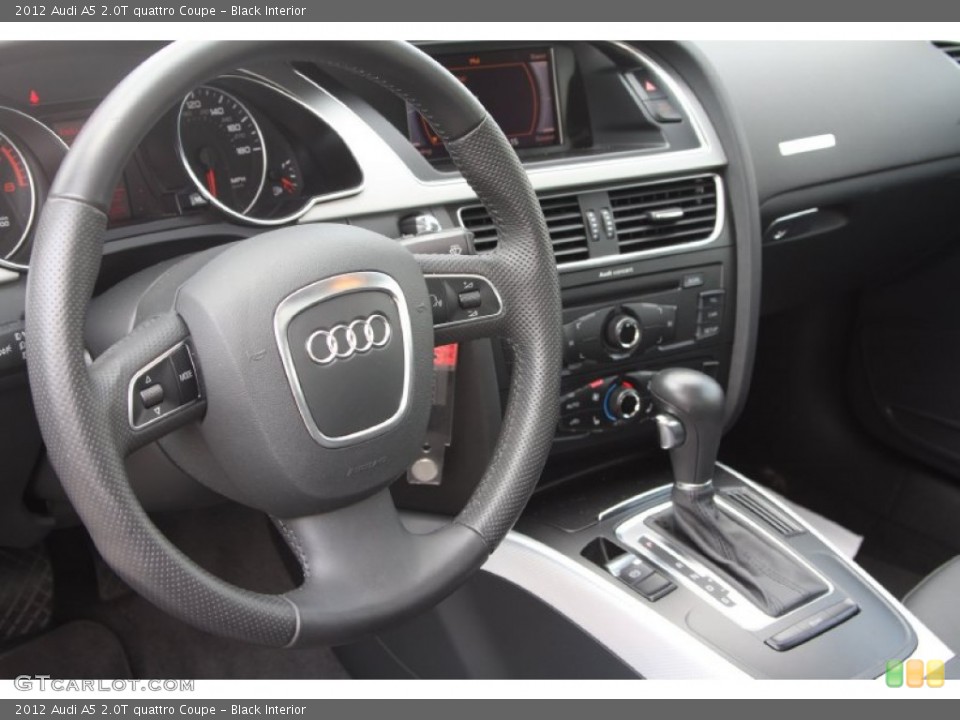 Black Interior Steering Wheel for the 2012 Audi A5 2.0T quattro Coupe #69112619