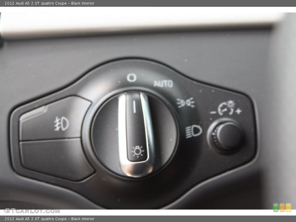 Black Interior Controls for the 2012 Audi A5 2.0T quattro Coupe #69112673