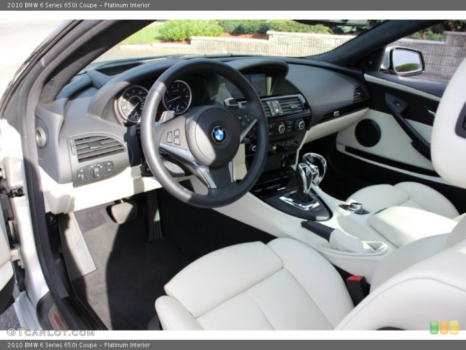 Platinum Interior Prime Interior for the 2010 BMW 6 Series 650i Coupe #69114269