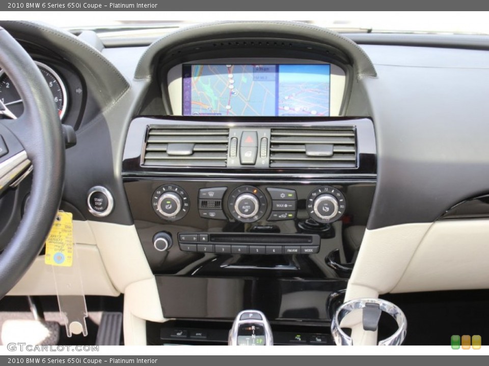 Platinum Interior Controls for the 2010 BMW 6 Series 650i Coupe #69114305