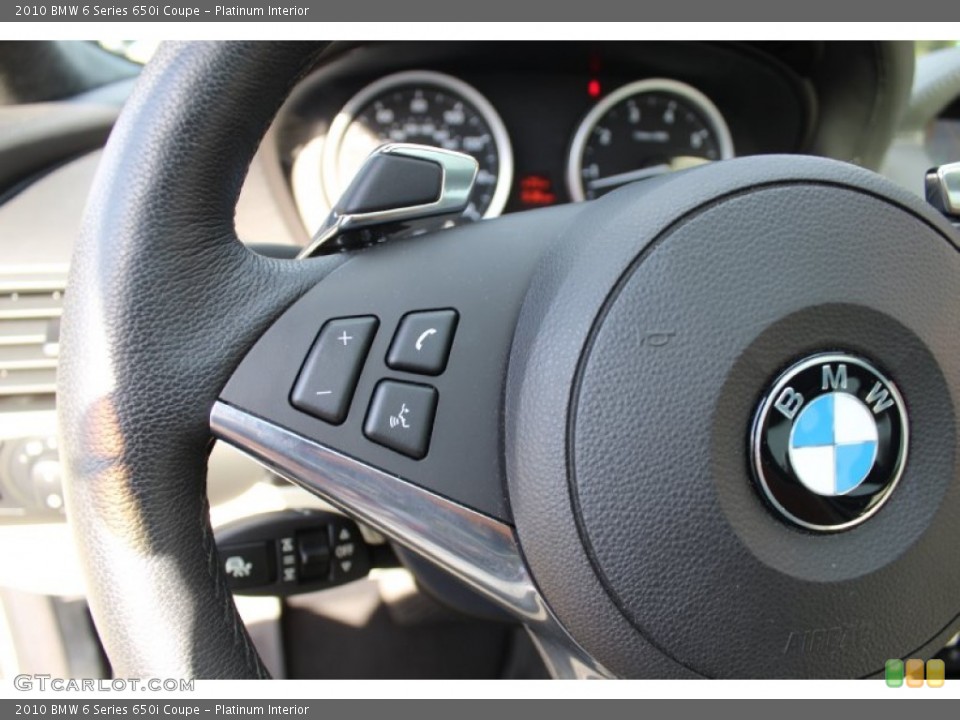 Platinum Interior Controls for the 2010 BMW 6 Series 650i Coupe #69114332