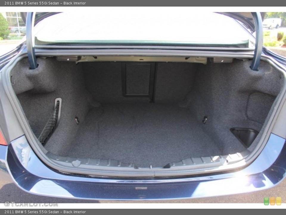Black Interior Trunk for the 2011 BMW 5 Series 550i Sedan #69114659