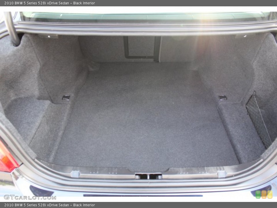 Black Interior Trunk for the 2010 BMW 5 Series 528i xDrive Sedan #69114962
