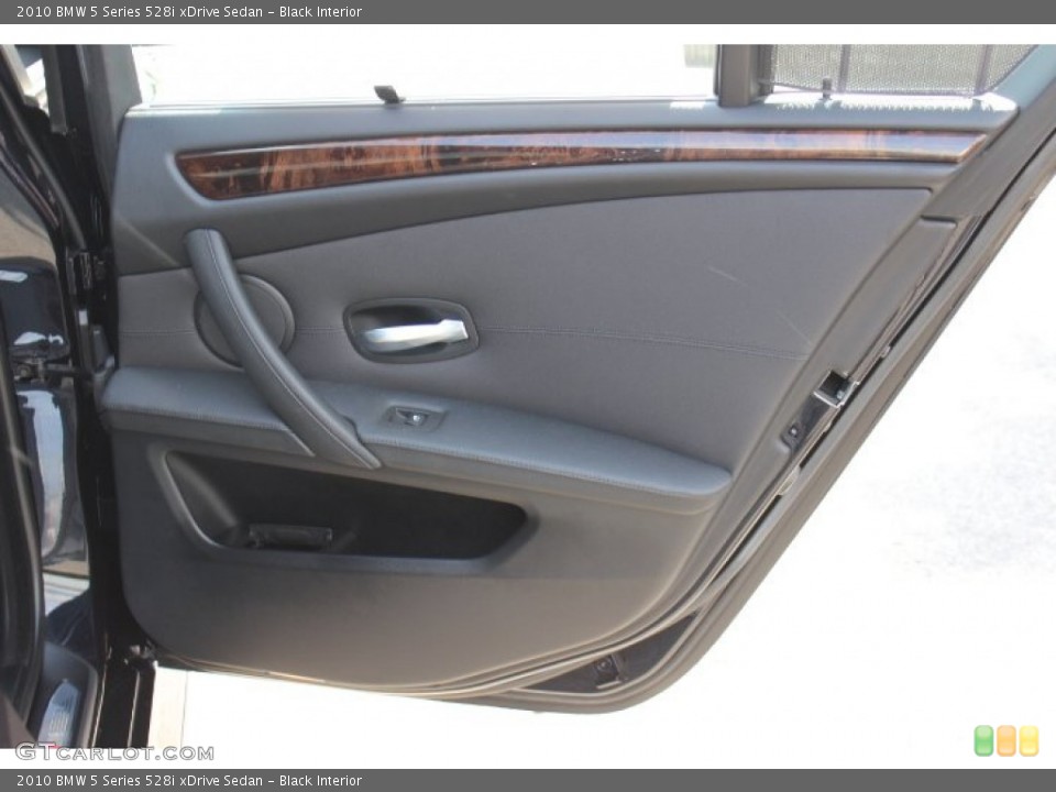 Black Interior Door Panel for the 2010 BMW 5 Series 528i xDrive Sedan #69114980