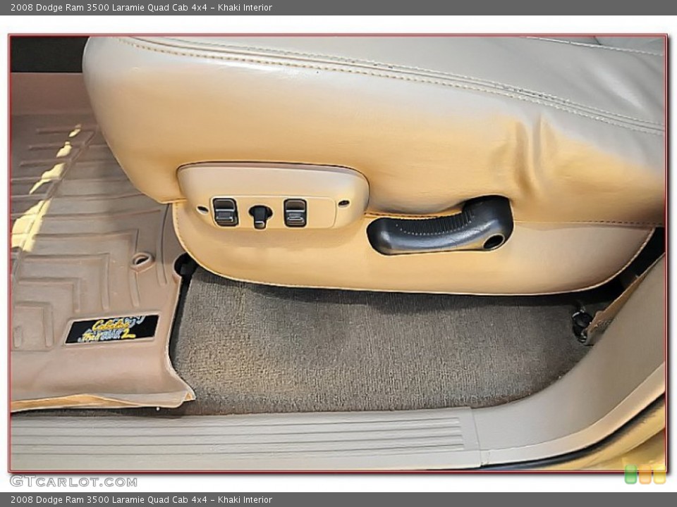 Khaki Interior Controls for the 2008 Dodge Ram 3500 Laramie Quad Cab 4x4 #69115938