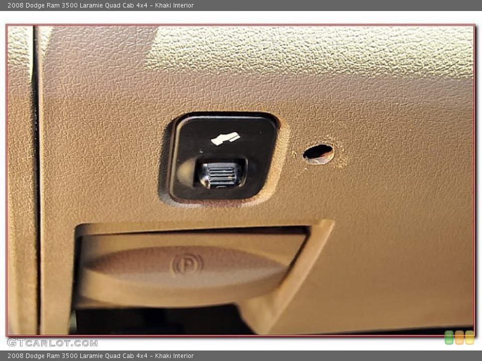 Khaki Interior Controls for the 2008 Dodge Ram 3500 Laramie Quad Cab 4x4 #69115966