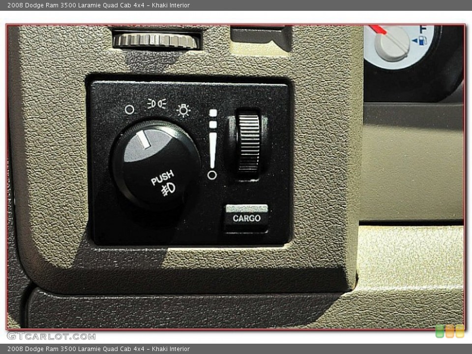 Khaki Interior Controls for the 2008 Dodge Ram 3500 Laramie Quad Cab 4x4 #69115976