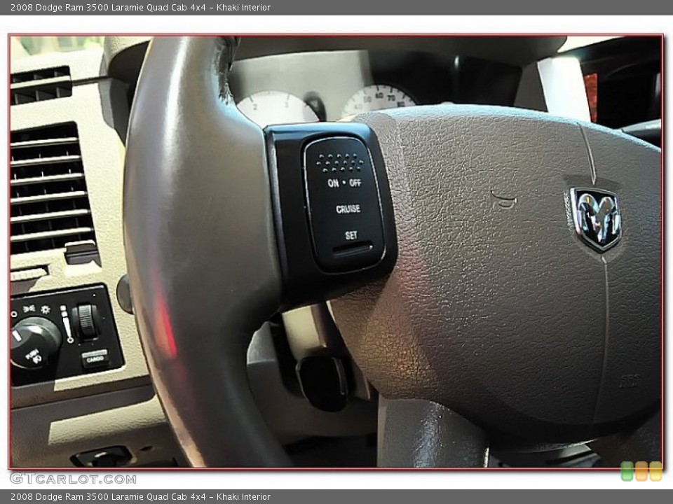 Khaki Interior Controls for the 2008 Dodge Ram 3500 Laramie Quad Cab 4x4 #69115991