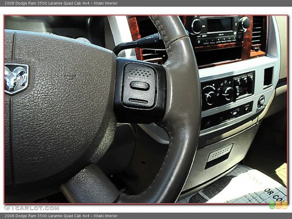 Khaki Interior Controls for the 2008 Dodge Ram 3500 Laramie Quad Cab 4x4 #69116000