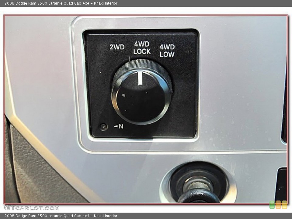 Khaki Interior Controls for the 2008 Dodge Ram 3500 Laramie Quad Cab 4x4 #69116168