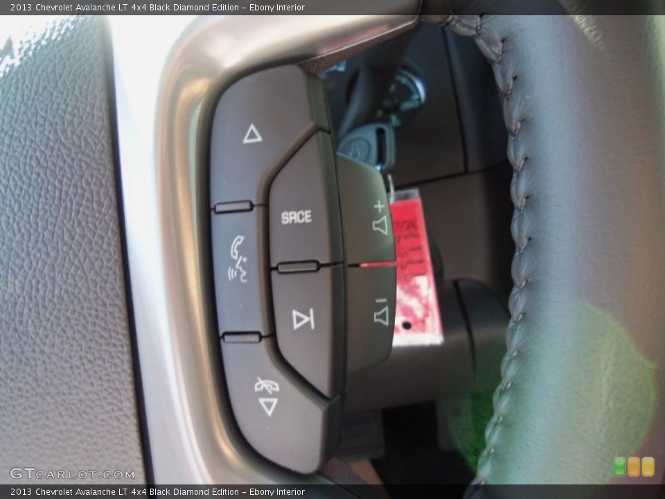 Ebony Interior Controls for the 2013 Chevrolet Avalanche LT 4x4 Black Diamond Edition #69117673