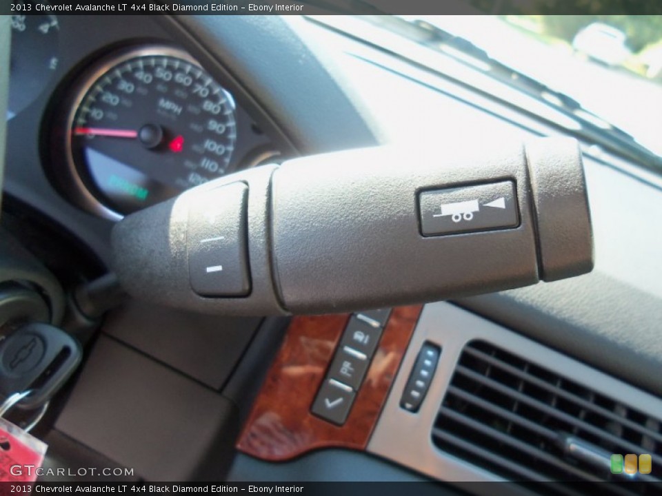 Ebony Interior Transmission for the 2013 Chevrolet Avalanche LT 4x4 Black Diamond Edition #69117692