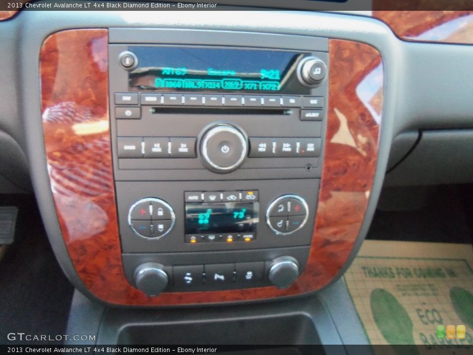 Ebony Interior Controls for the 2013 Chevrolet Avalanche LT 4x4 Black Diamond Edition #69117707