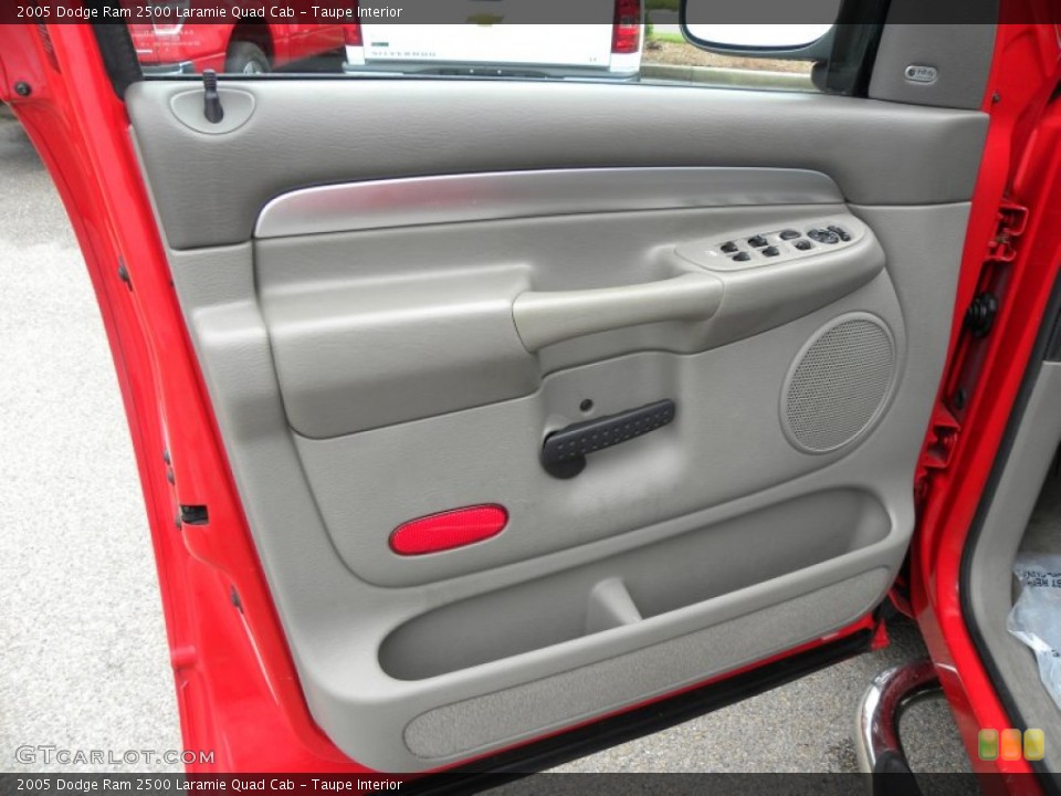 Taupe Interior Door Panel for the 2005 Dodge Ram 2500 Laramie Quad Cab #69118277