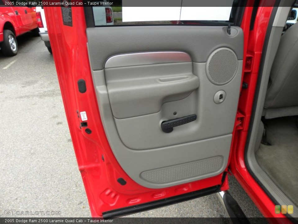 Taupe Interior Door Panel for the 2005 Dodge Ram 2500 Laramie Quad Cab #69118295