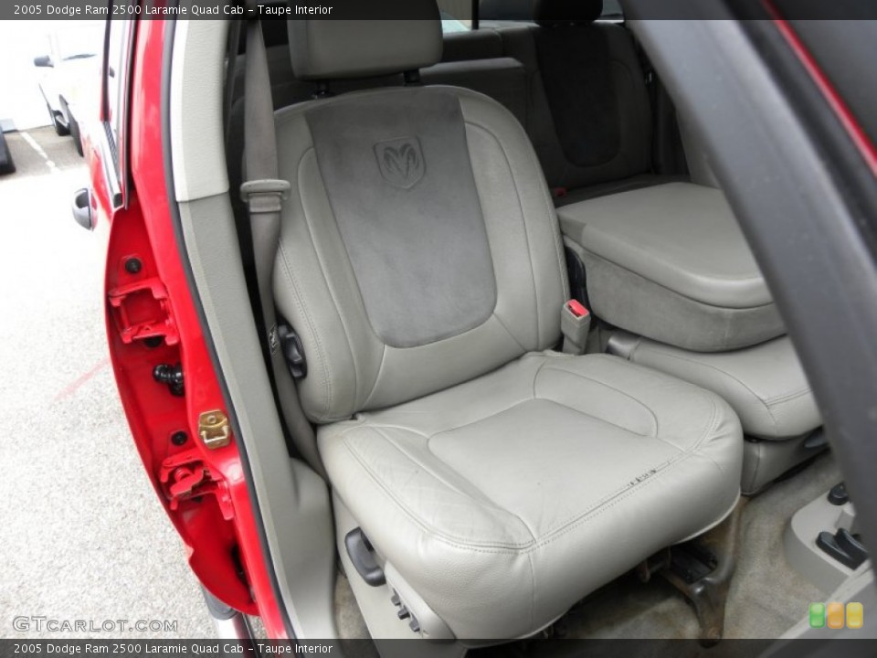 Taupe Interior Front Seat for the 2005 Dodge Ram 2500 Laramie Quad Cab #69118304