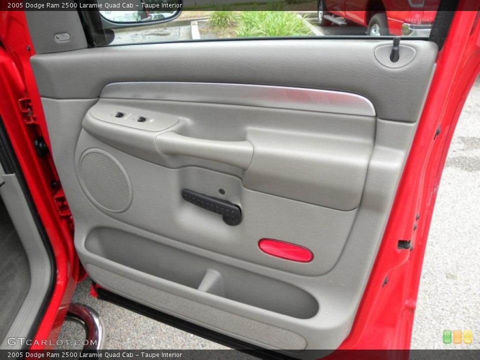 Taupe Interior Door Panel for the 2005 Dodge Ram 2500 Laramie Quad Cab #69118313