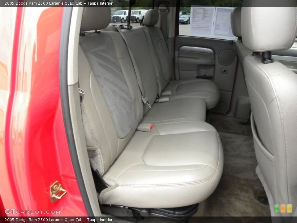 Taupe Interior Rear Seat for the 2005 Dodge Ram 2500 Laramie Quad Cab #69118321
