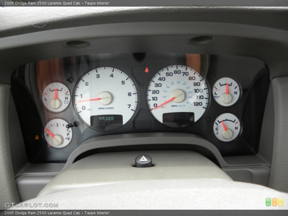 Taupe Interior Gauges for the 2005 Dodge Ram 2500 Laramie Quad Cab #69118448
