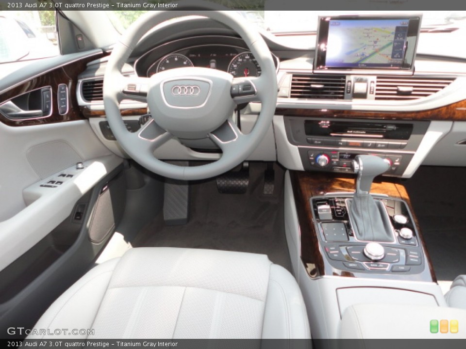 Titanium Gray Interior Dashboard for the 2013 Audi A7 3.0T quattro Prestige #69120070