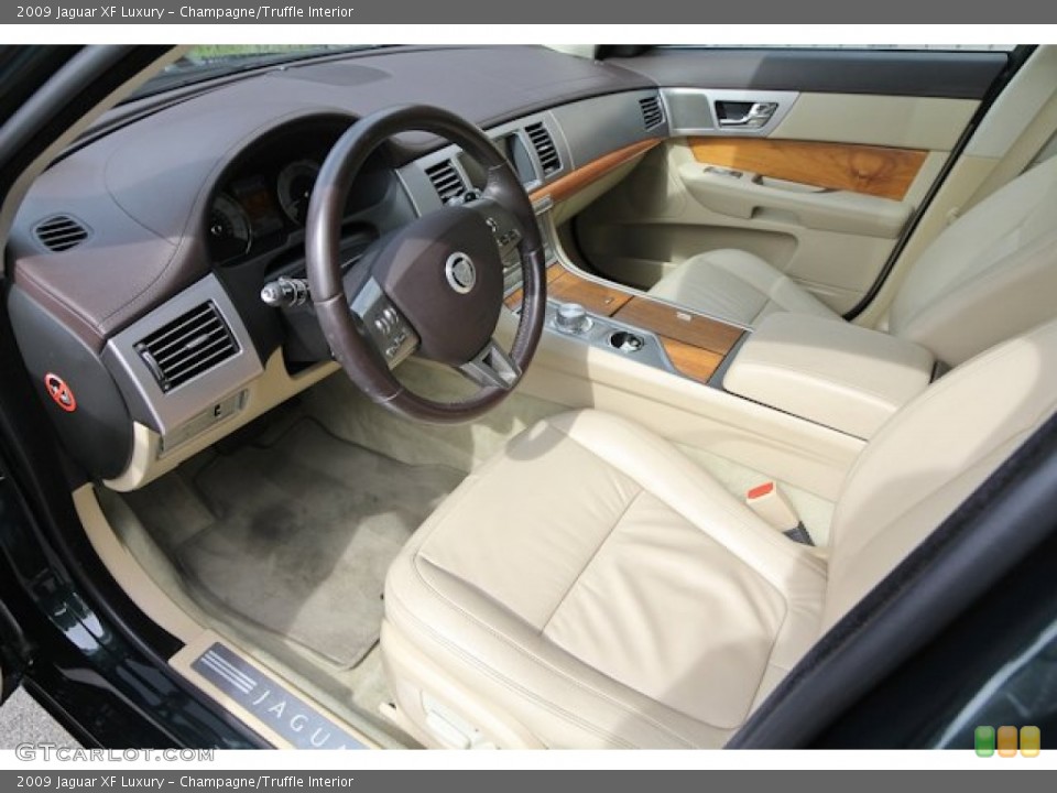 Champagne/Truffle Interior Prime Interior for the 2009 Jaguar XF Luxury #69120113