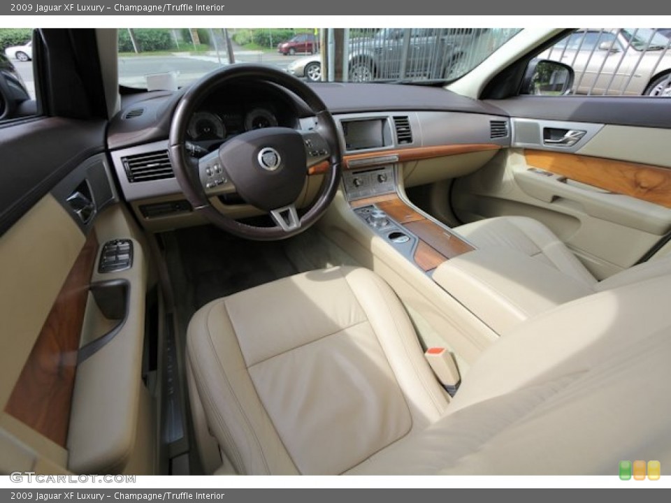 Champagne/Truffle Interior Prime Interior for the 2009 Jaguar XF Luxury #69120122