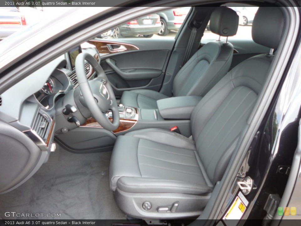 Black Interior Front Seat for the 2013 Audi A6 3.0T quattro Sedan #69120146