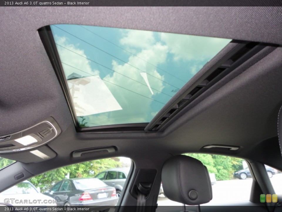 Black Interior Sunroof for the 2013 Audi A6 3.0T quattro Sedan #69120170