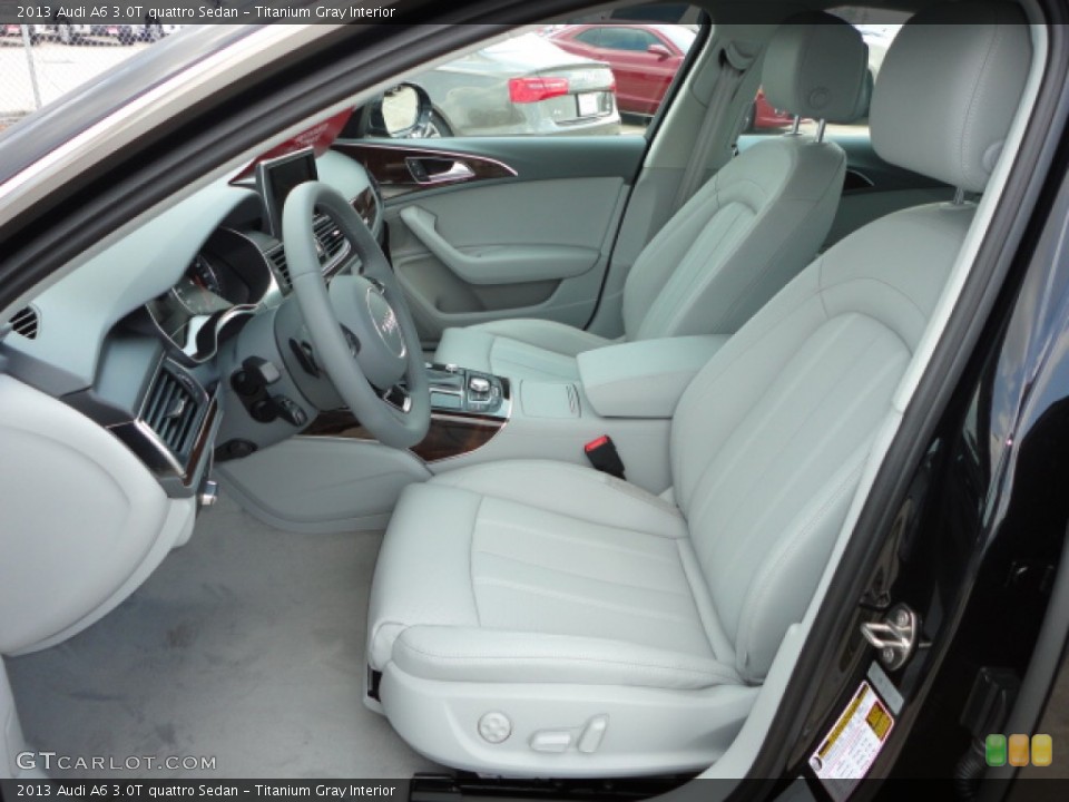 Titanium Gray Interior Front Seat for the 2013 Audi A6 3.0T quattro Sedan #69120238