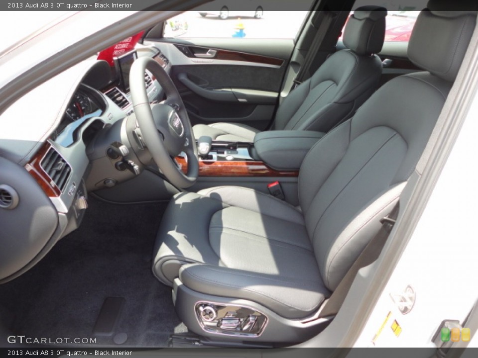 Black Interior Front Seat for the 2013 Audi A8 3.0T quattro #69120527
