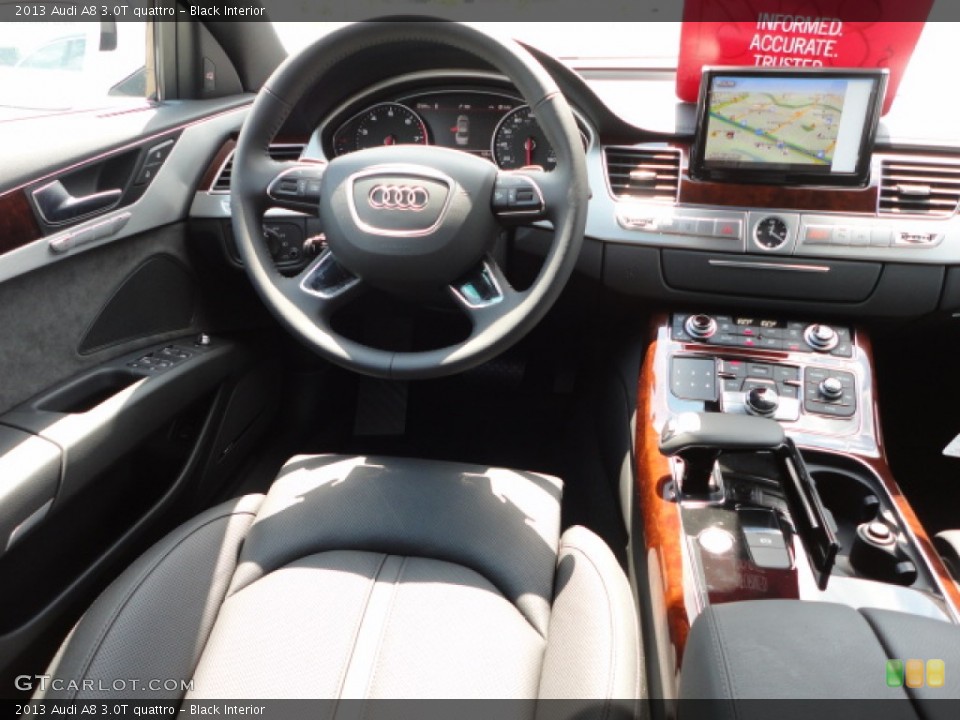 Black Interior Dashboard for the 2013 Audi A8 3.0T quattro #69120545