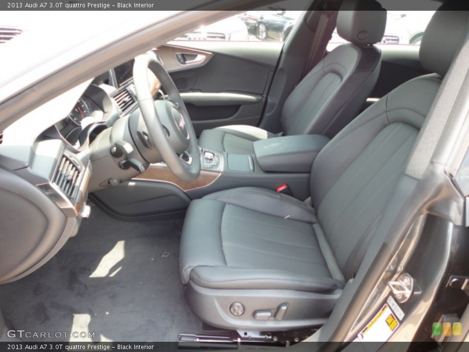Black Interior Front Seat for the 2013 Audi A7 3.0T quattro Prestige #69120620