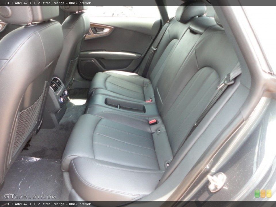 Black Interior Rear Seat for the 2013 Audi A7 3.0T quattro Prestige #69120629