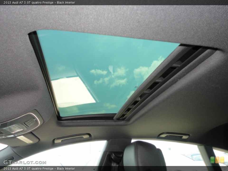 Black Interior Sunroof for the 2013 Audi A7 3.0T quattro Prestige #69120647
