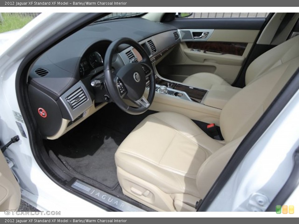 Barley/Warm Charcoal Interior Photo for the 2012 Jaguar XF  #69120686