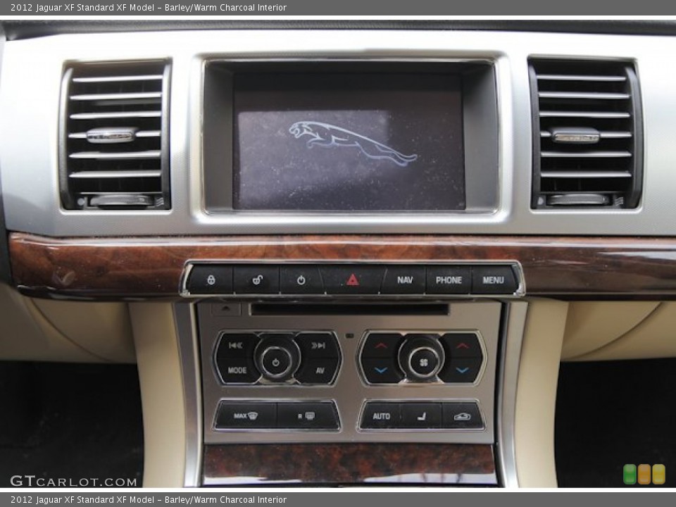 Barley/Warm Charcoal Interior Controls for the 2012 Jaguar XF  #69120761