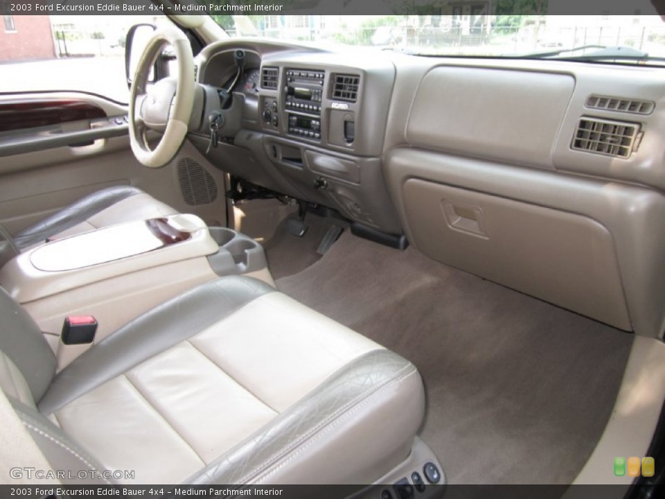 Medium Parchment Interior Dashboard for the 2003 Ford Excursion Eddie Bauer 4x4 #69121079