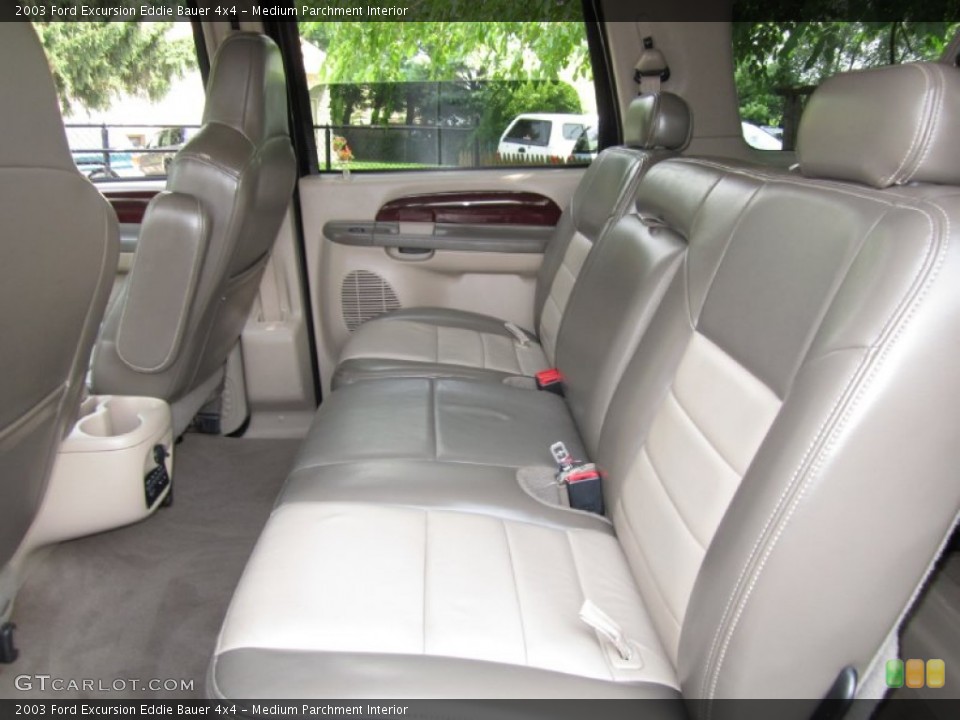 Medium Parchment Interior Rear Seat for the 2003 Ford Excursion Eddie Bauer 4x4 #69121088