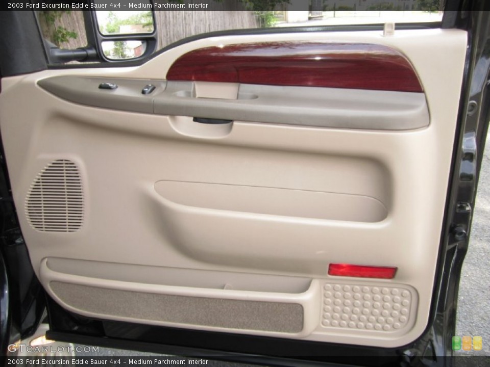 Medium Parchment Interior Door Panel for the 2003 Ford Excursion Eddie Bauer 4x4 #69121208