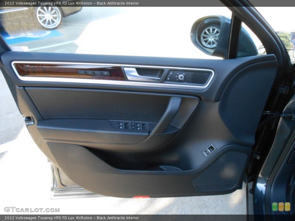 Black Anthracite Interior Door Panel for the 2013 Volkswagen Touareg VR6 FSI Lux 4XMotion #69122567