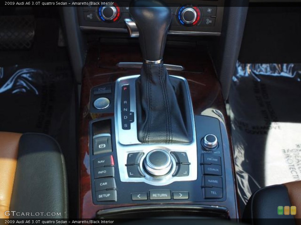 Amaretto/Black Interior Transmission for the 2009 Audi A6 3.0T quattro Sedan #69128195