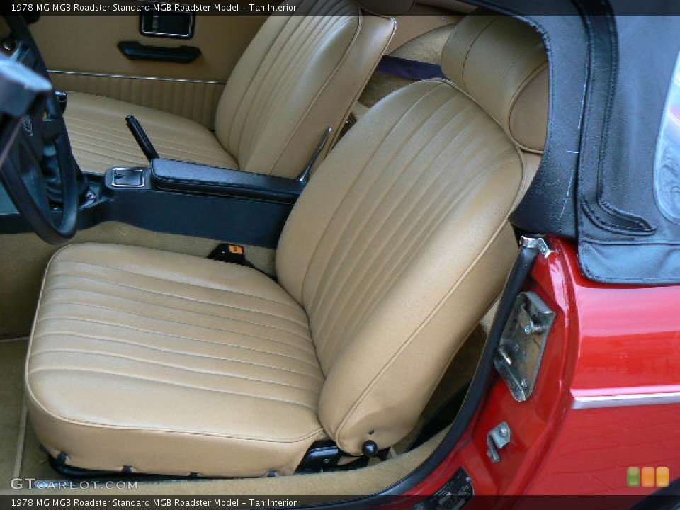 Tan Interior Photo for the 1978 MG MGB Roadster  #691291