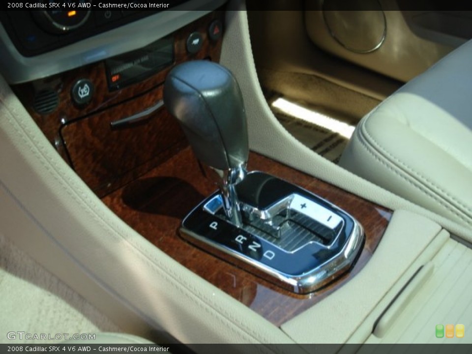 Cashmere/Cocoa Interior Transmission for the 2008 Cadillac SRX 4 V6 AWD #69129977