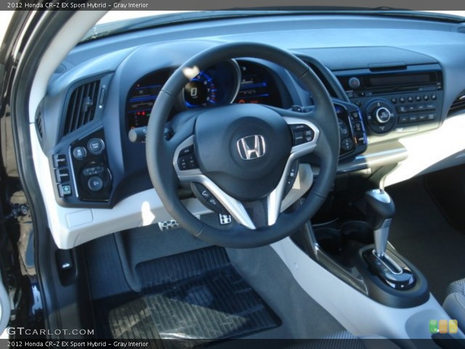 Gray Interior Dashboard for the 2012 Honda CR-Z EX Sport Hybrid #69131561