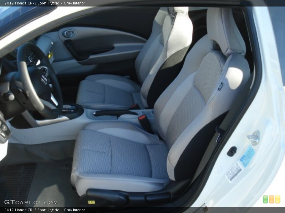 Gray Interior Photo for the 2012 Honda CR-Z Sport Hybrid #69131747